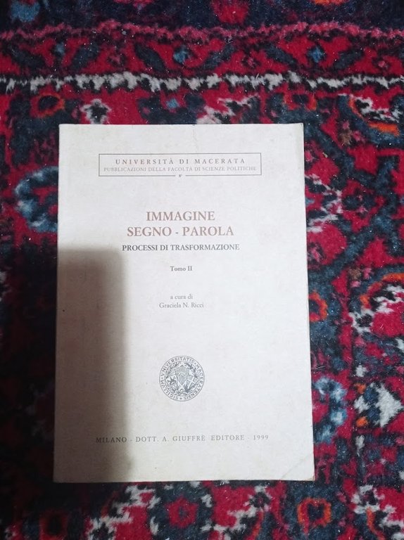 Immagine-segno-parola (due tomi)