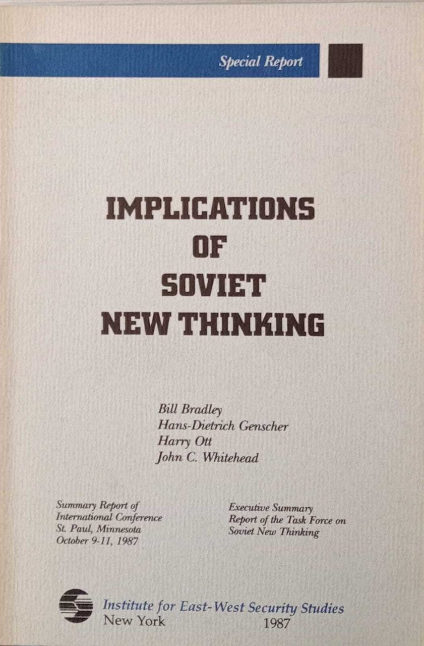 Implications of soviet new thinking.