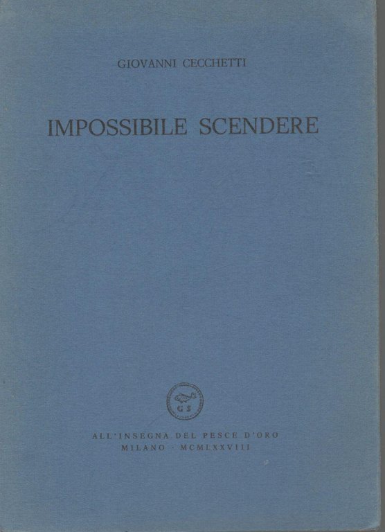 Impossibile scendere