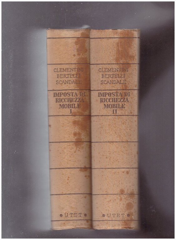 Imposta di ricchezza mobile Volume Primo e Secondo