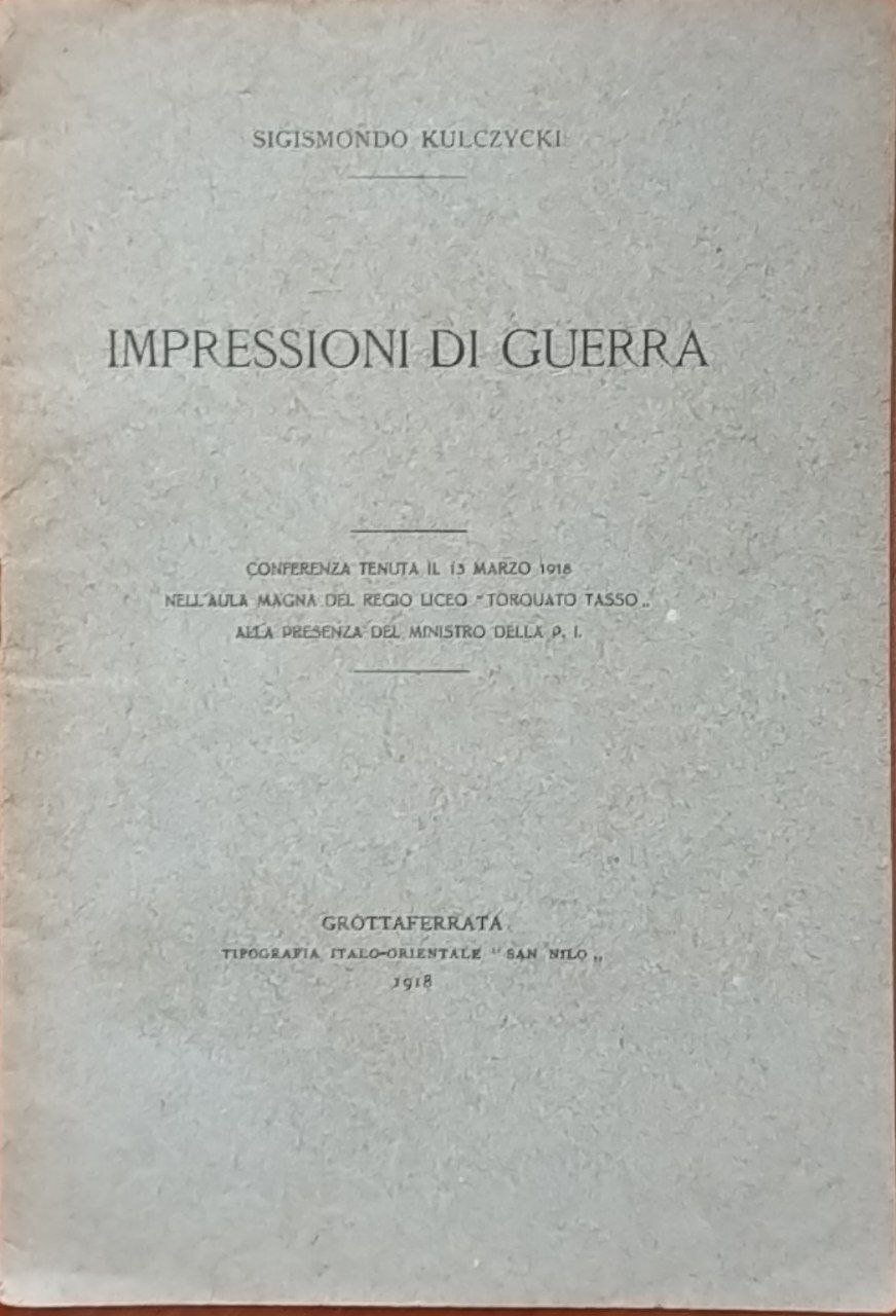 Impressioni di guerra