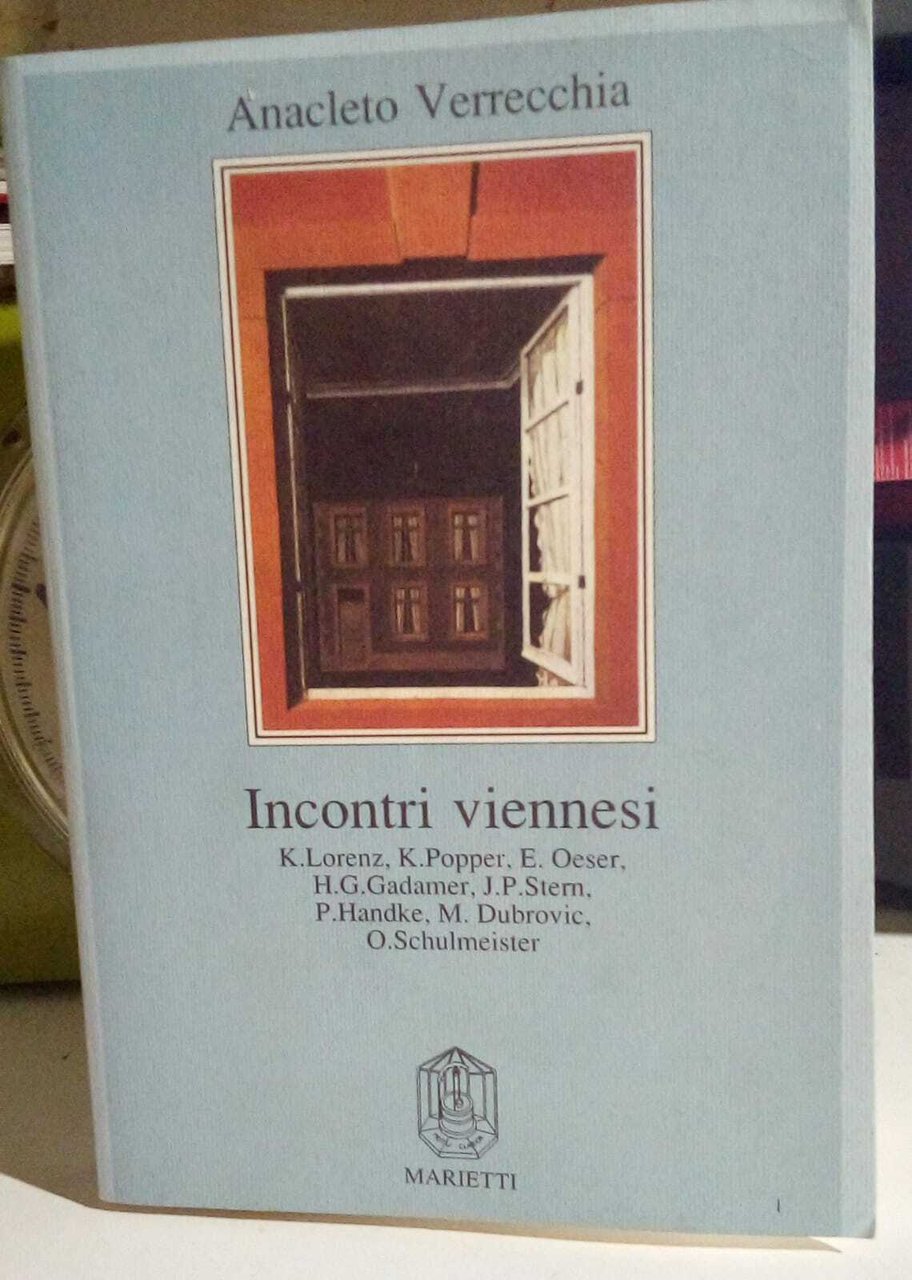 Incontri viennesi. K. Lorenz, K. Popper, E. Oesser, H. G. …