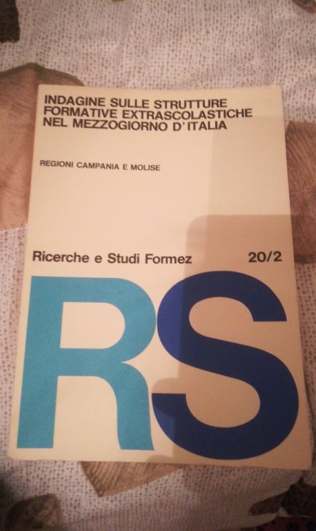 indagine sulle strutture formative extrascolastiche nel mezzogiorno d'italia