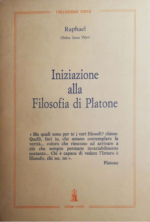 Iniziazione alla Filosofia di Platone