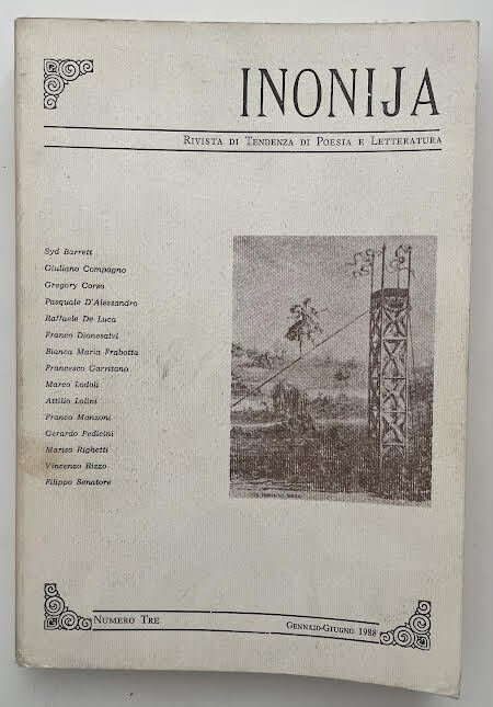 Inonija. Rivista di tendenza di poesia e letteratura. Numero tre. … | Immagine principale