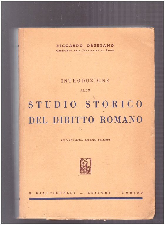 Introduzione allo studio storico del diritto romano