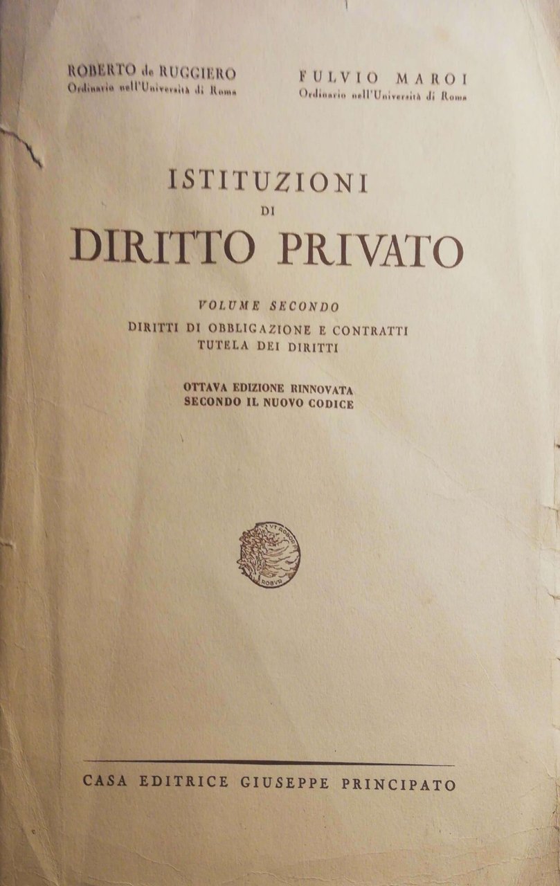 Istituzioni di Diritto Privato