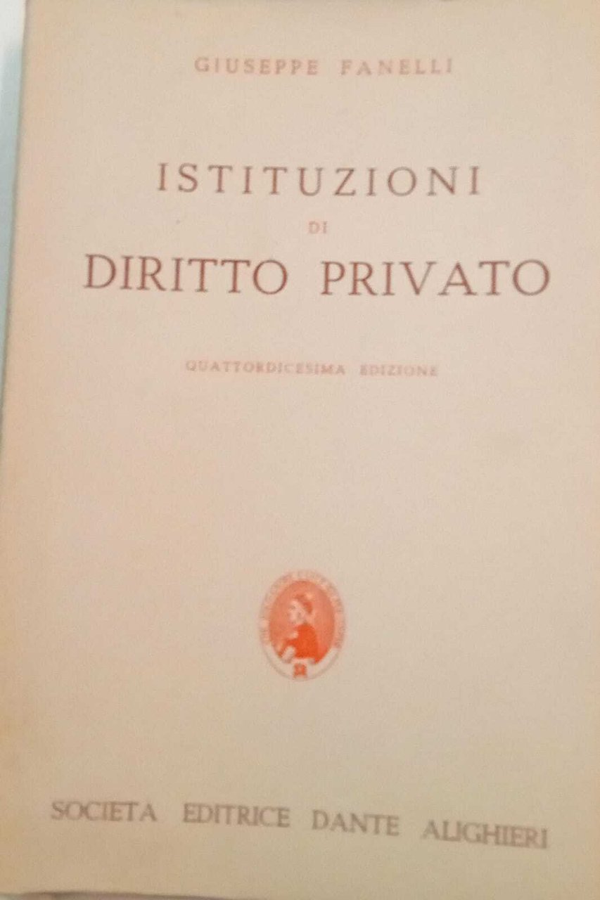 Istituzioni di diritto privato | Immagine principale