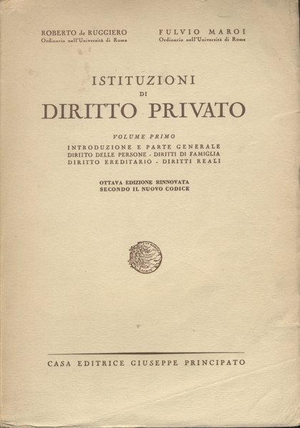 ISTITUZIONI DI DIRITTO PRIVATO. VOLUME PRIMO E SECONDO | Immagine Gallery 2