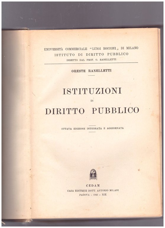 Istituzioni di diritto pubblico