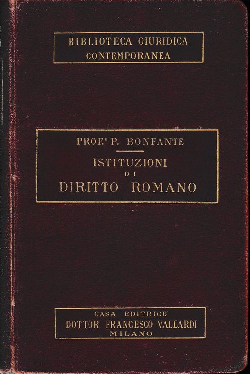 Istituzioni di Diritto Romano