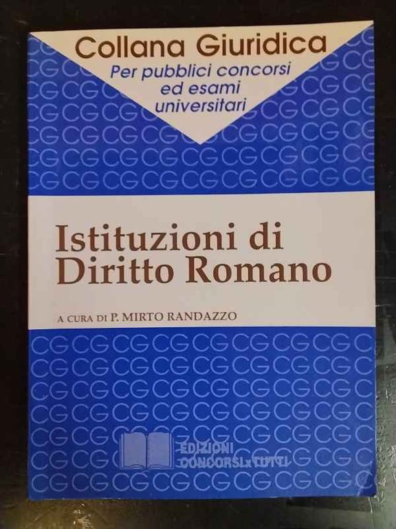 Istituzioni di diritto romano 