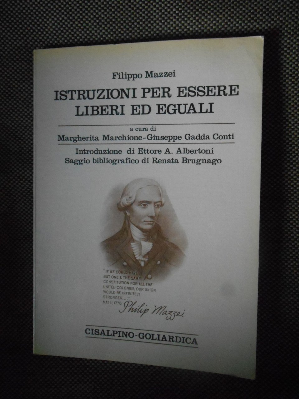 Istruzioni per essere liberi ed eguali