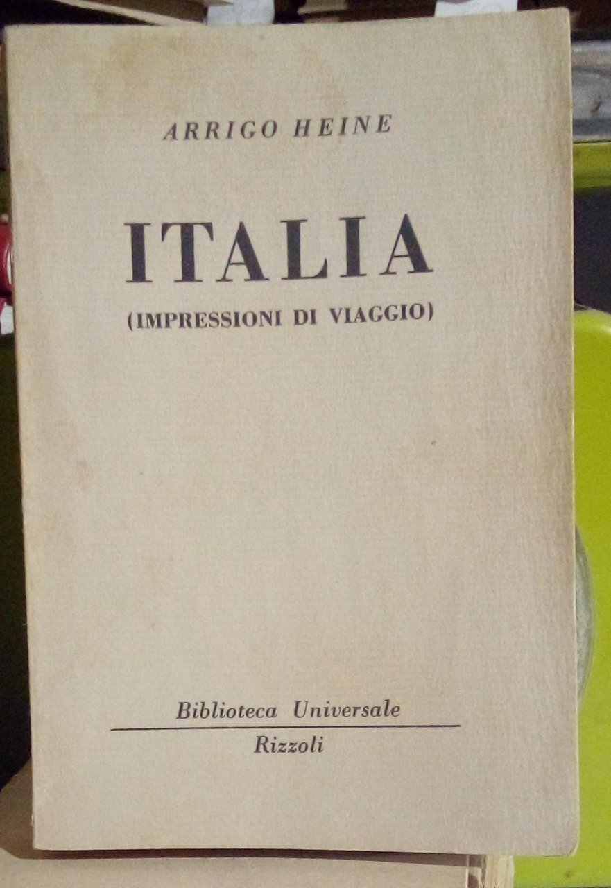 Italia (impressioni di viaggio).