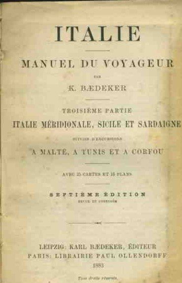 Italia manuel du voyageur. Italie meridionale, Sicile et Sardaigne