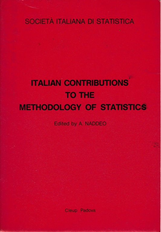 Italian contributions to the methodology of statistics