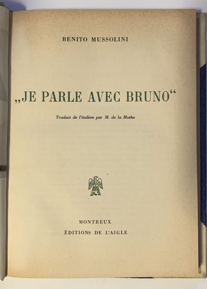 "Je parle avec Bruno"