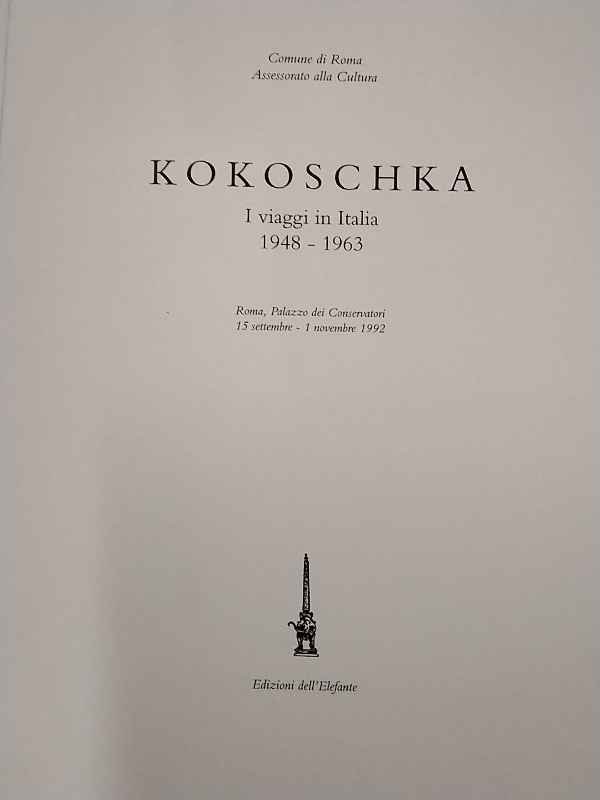 Kokoschka. I viaggi in Italia 1948-1963