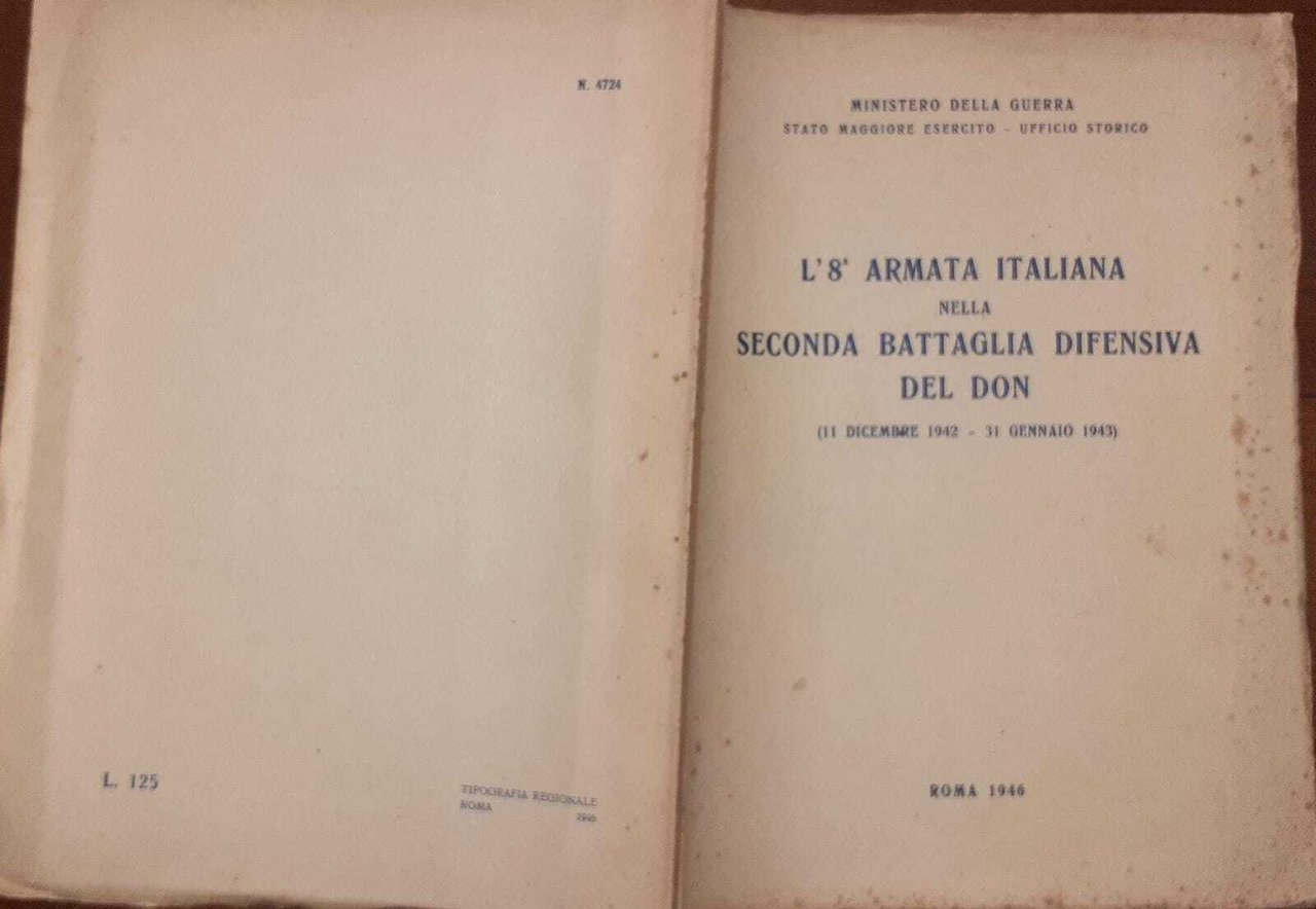 L'8 armata italiana nella seconda battaglia difensiva del Don (11 …
