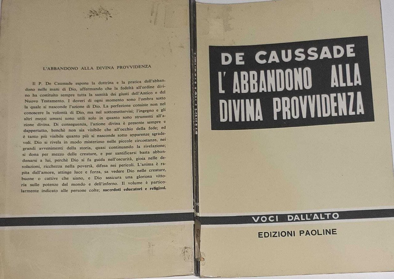 L'abbandono alla divina provvidenza