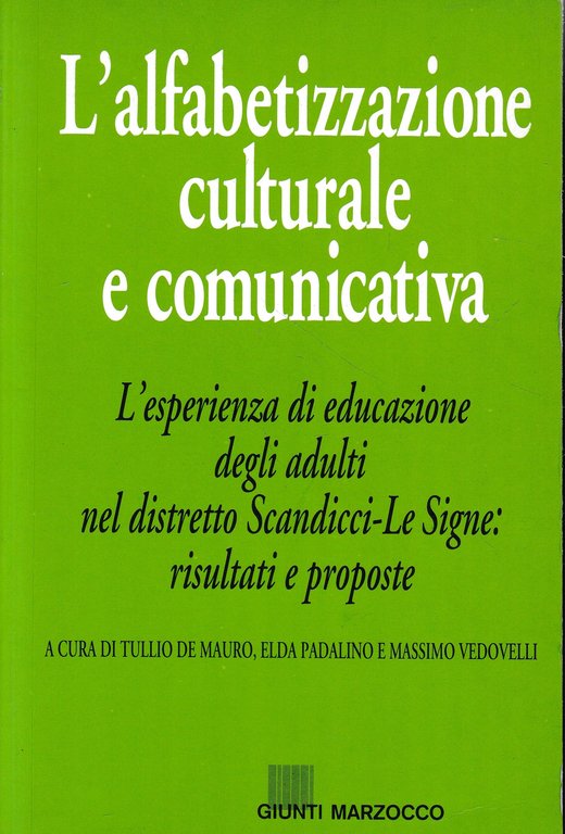 L'alfabetizzazione culturale e comunicativa