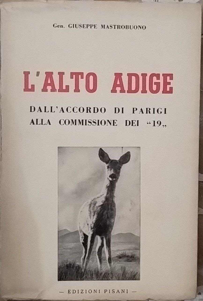 L'Alto Adige. Dall'accordo di Parigi alla commissione dei "19"