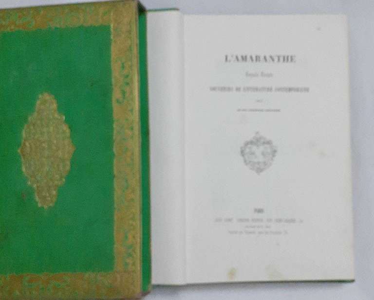 L' Amaranthe . Keepsake Francais. Souvenirs de litterature contemporaine | Immagine Gallery 2