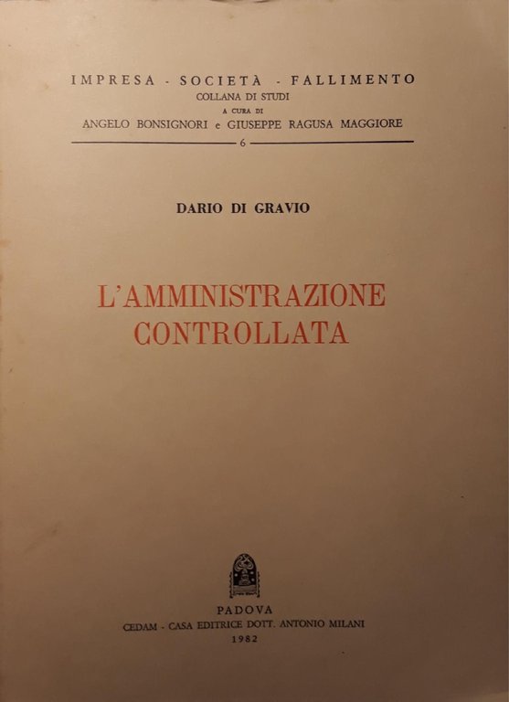 L'amministrazione controllata