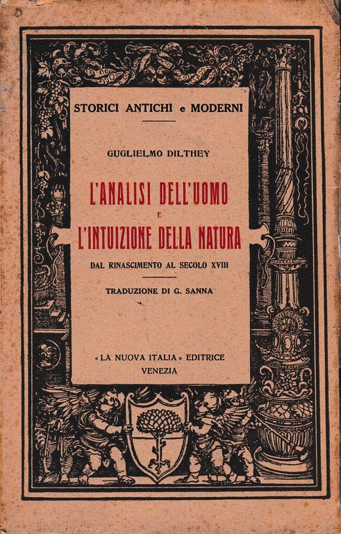 L'analisi dell'uomo e l'intuizione della natura. Dal Rinascimento al secolo …