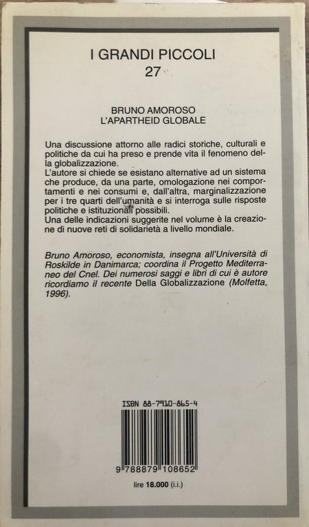 L'apartheid globale.