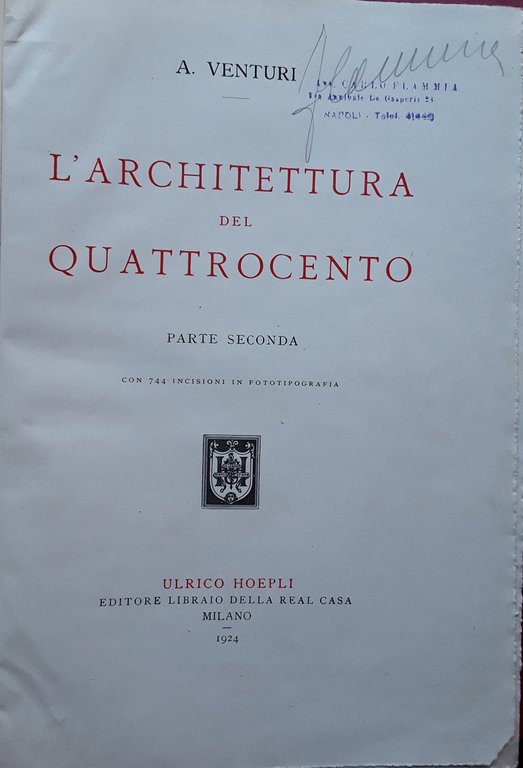 L'architettura del Quattrocento. Parte seconda | Immagine Gallery 2