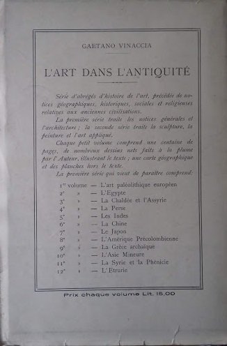 L'Art dans l'Antiquité. Vol. II: L'Egypte. La civilisation del l'architecture