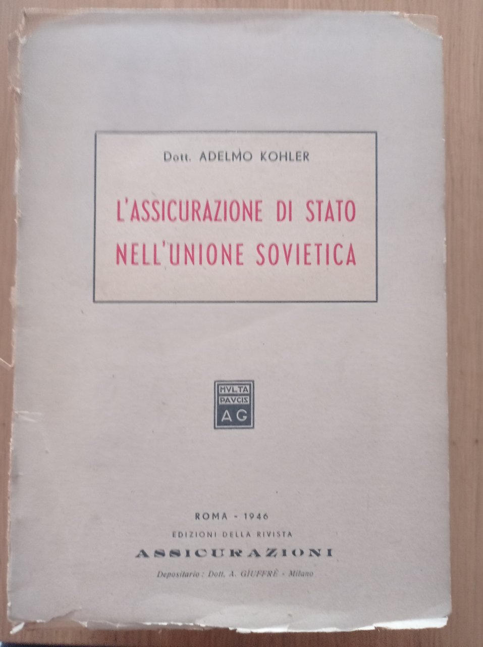 L' assicurazione di Stato nell'Unione Sovietica