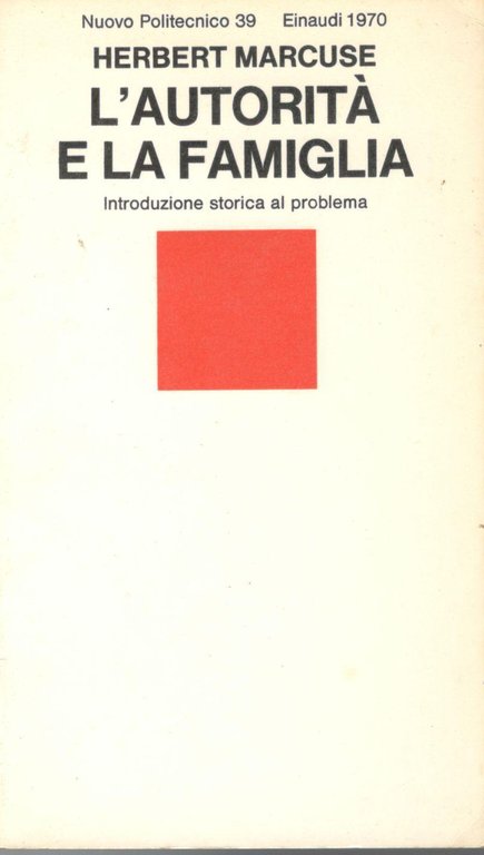 L'autorità e la famiglia