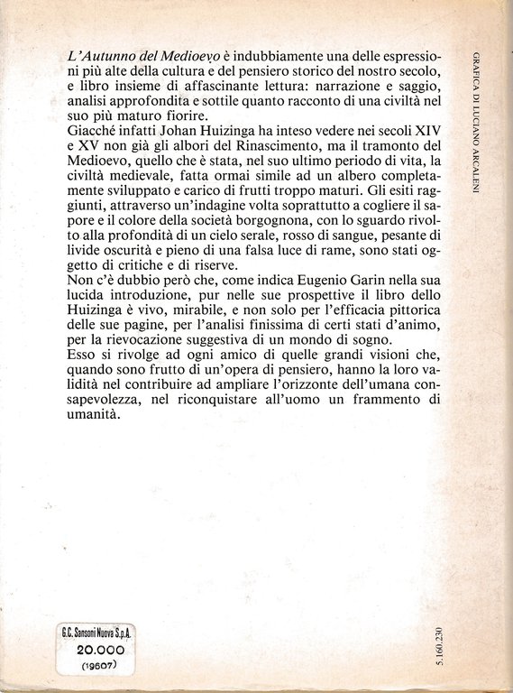 L'autunno del Medioevo