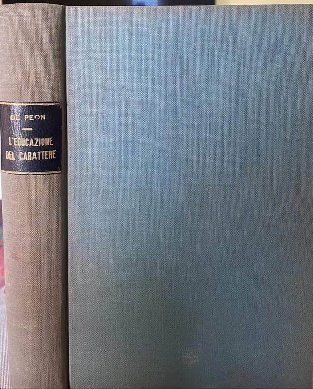 L'educazione del carattere