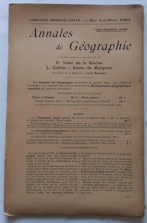 L'epoque glaciaire dans la Penisule Balkanique. (Estratto)