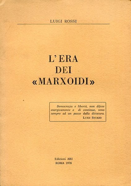 L'era dei `marxoidi` | Immagine Gallery 2