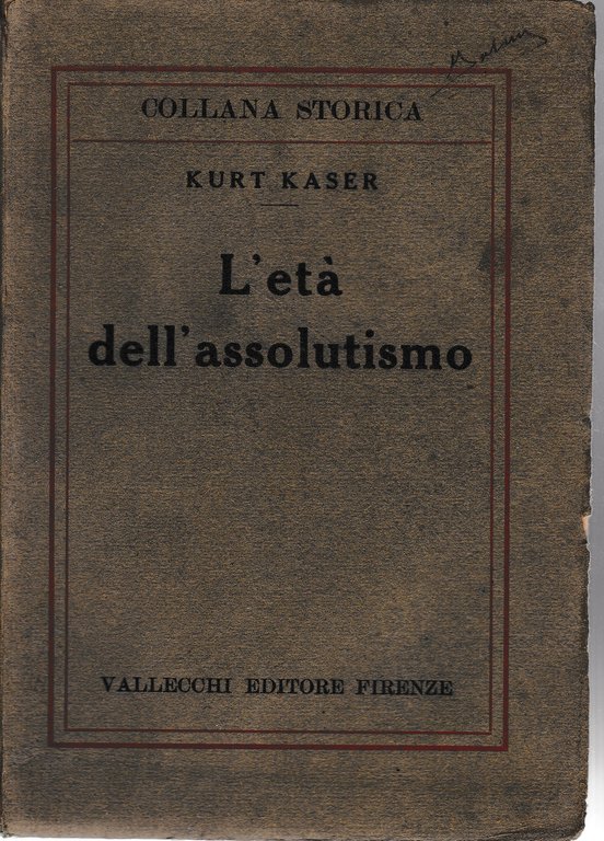 L'età dell'assolutismo