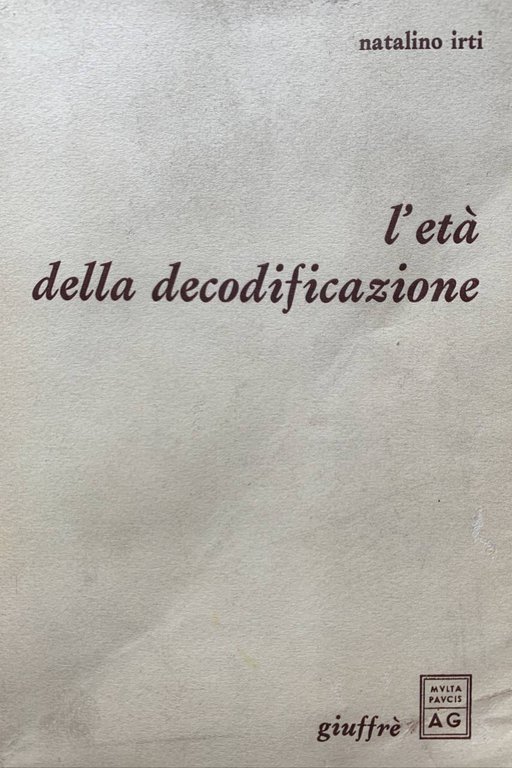 L'età della decodificazione | Immagine Gallery 2