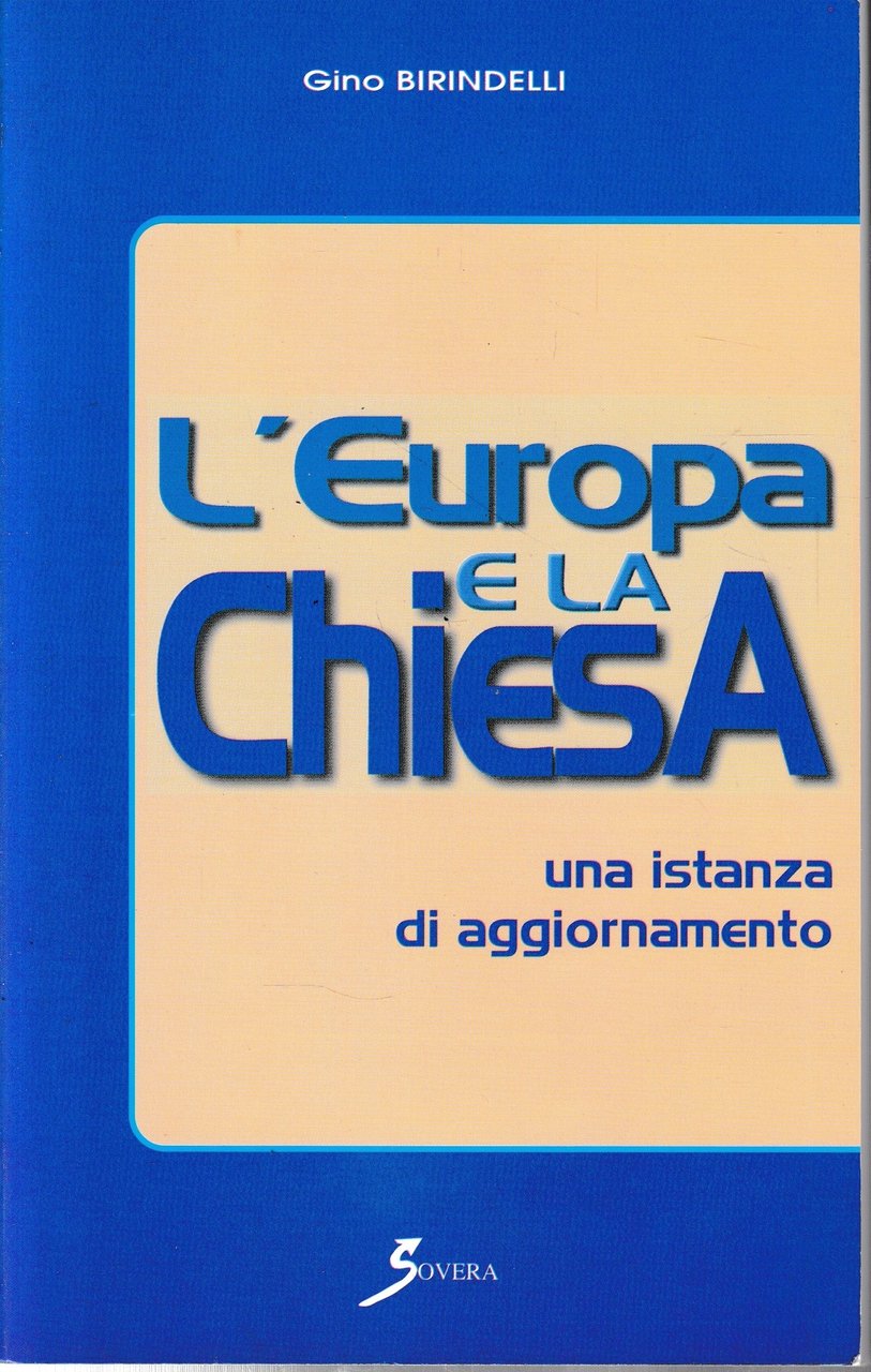 L'Europa e la chiesa una istanza di aggiornamento. | Immagine principale