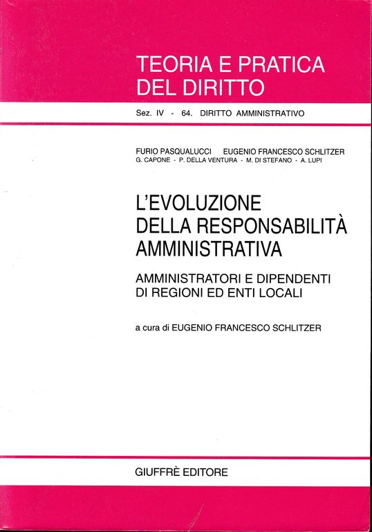 L' evoluzione della responsabilità amministrativa. Amministratori e dipendenti di regioni … | Immagine Gallery 2