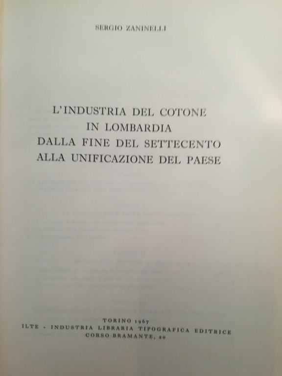 L'industria del cotone in Lombardia dalla fine del Settecento alla …