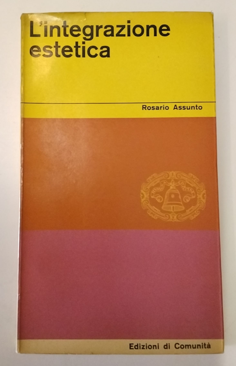 L'integrazione estetica : studi e ricerche . | Immagine principale
