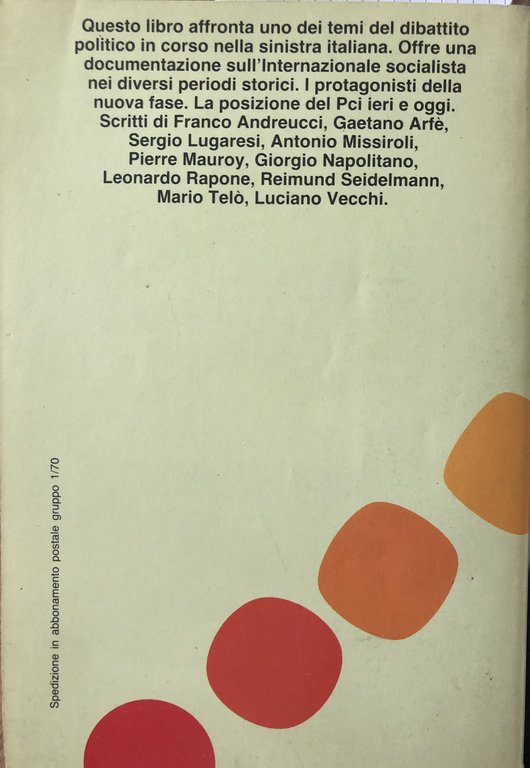 L'internazionale socialista