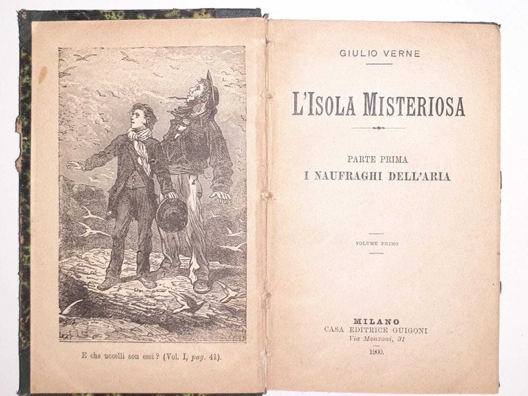 L' isola misteriosa. Parte prima. I naufraghi dell'aria. Volume primo, … | Immagine Gallery 2