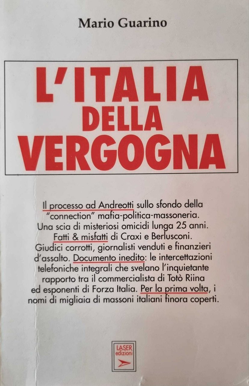 L'italia della Vergogna