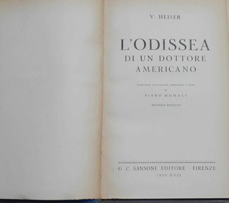 L'Odissea di un dottore americano
