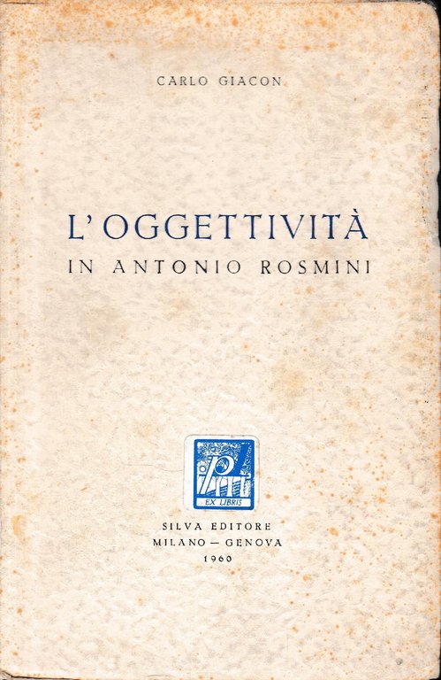 L'oggettività in Antonio Rosmini