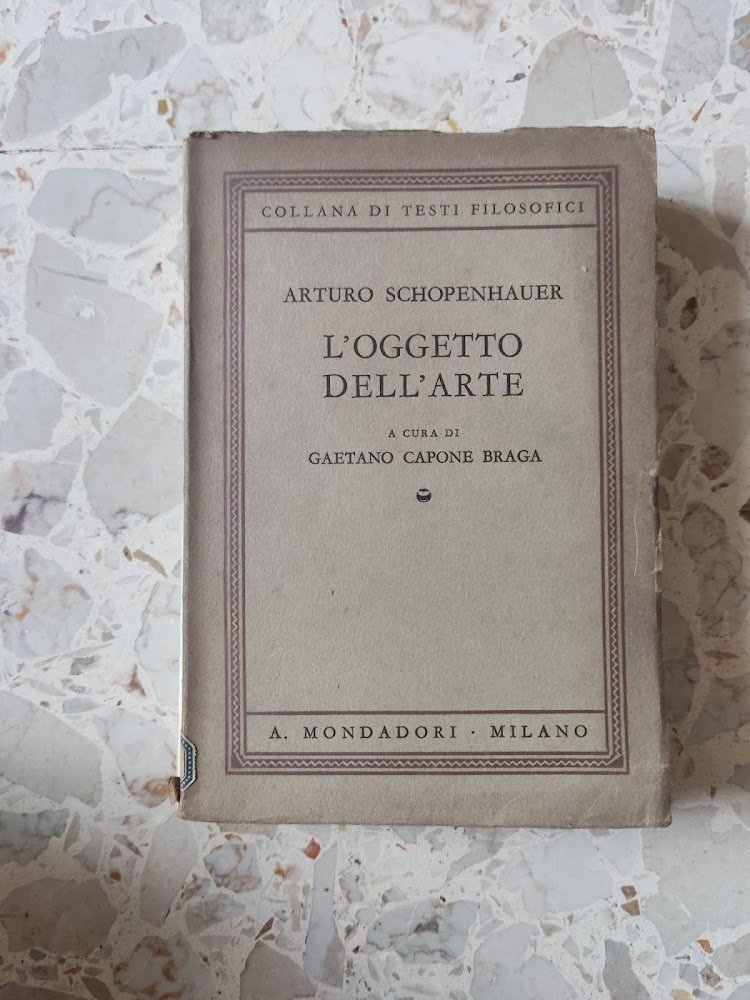 L'oggetto dell'arte | Immagine principale